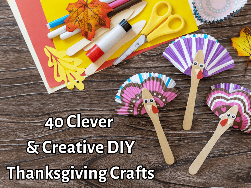 Tissue Paper Turkey Craft - Mess for Less