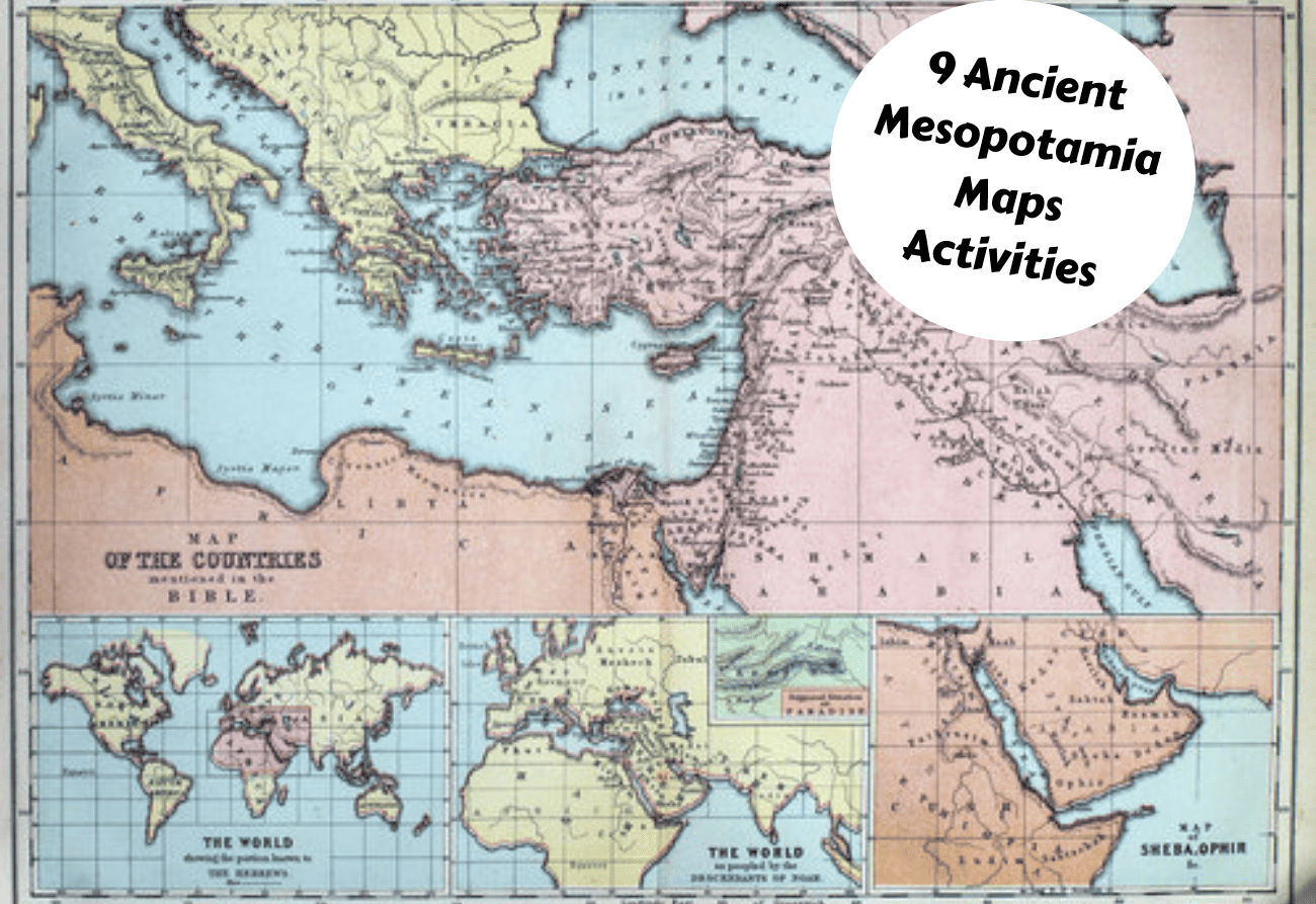 9 Ancient Mesopotamia Maps Activities 