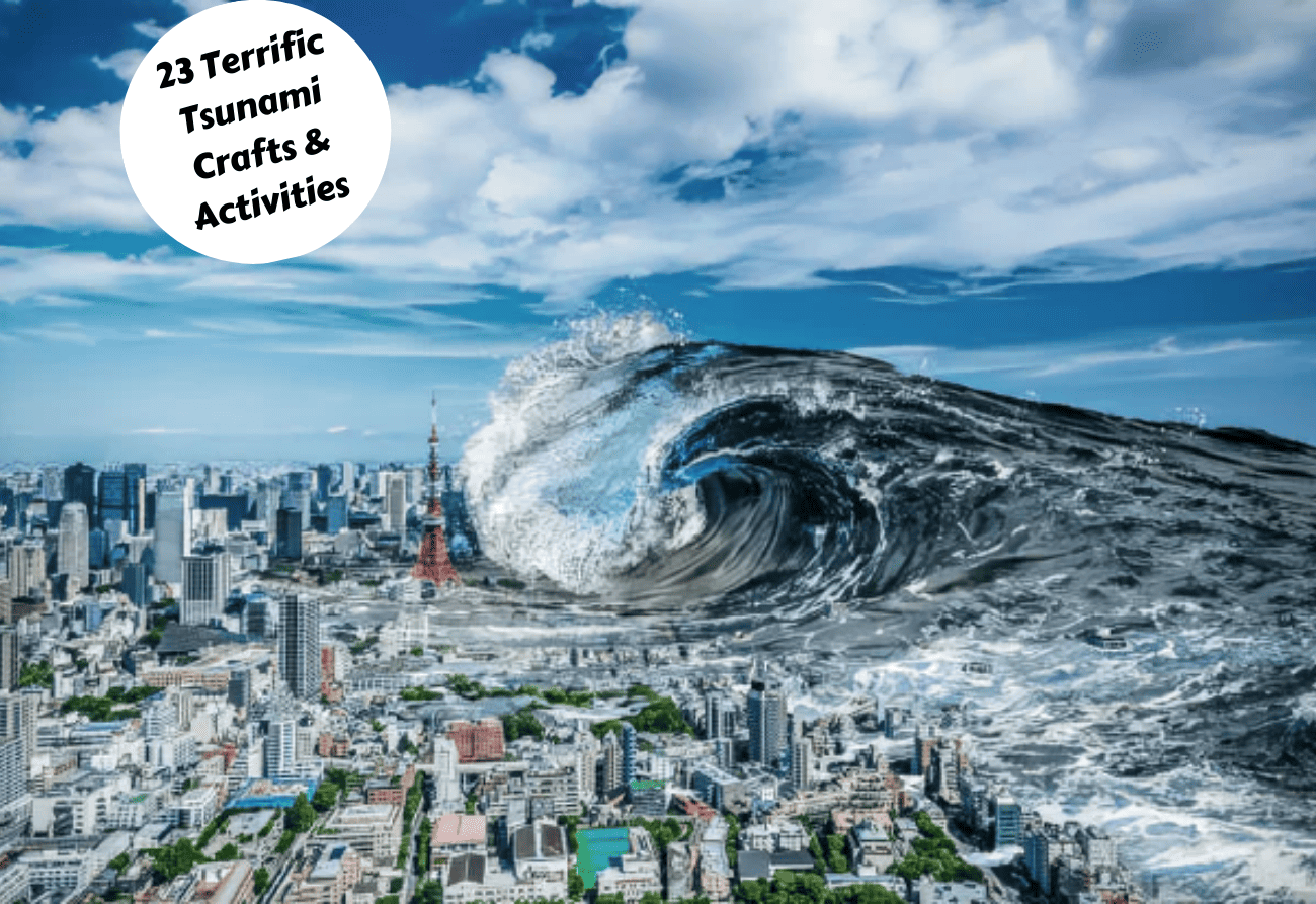how tsunamis form animation