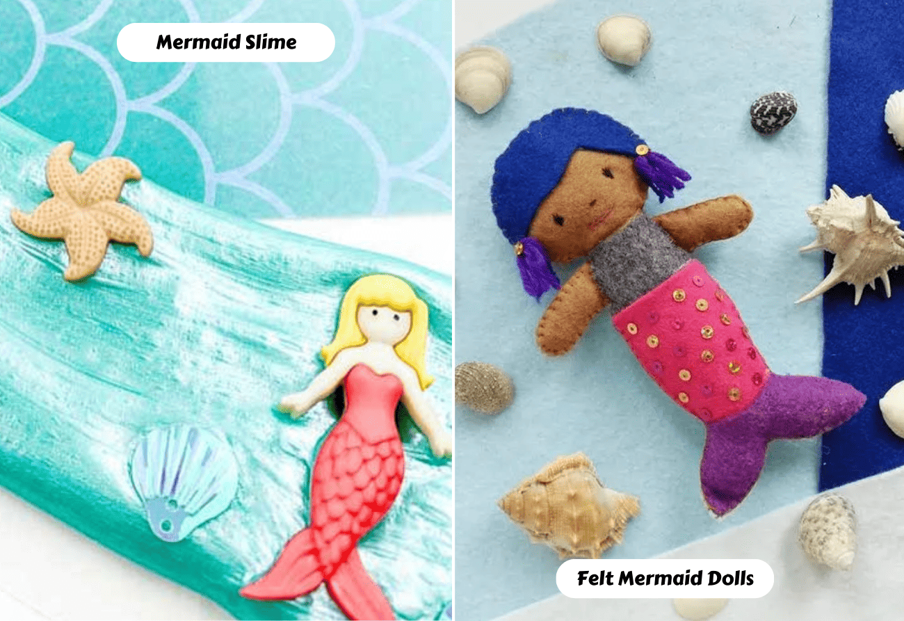 5 Mermaid DIY Projects - Learn How to make Easy Mermaid Crafts for Kids 