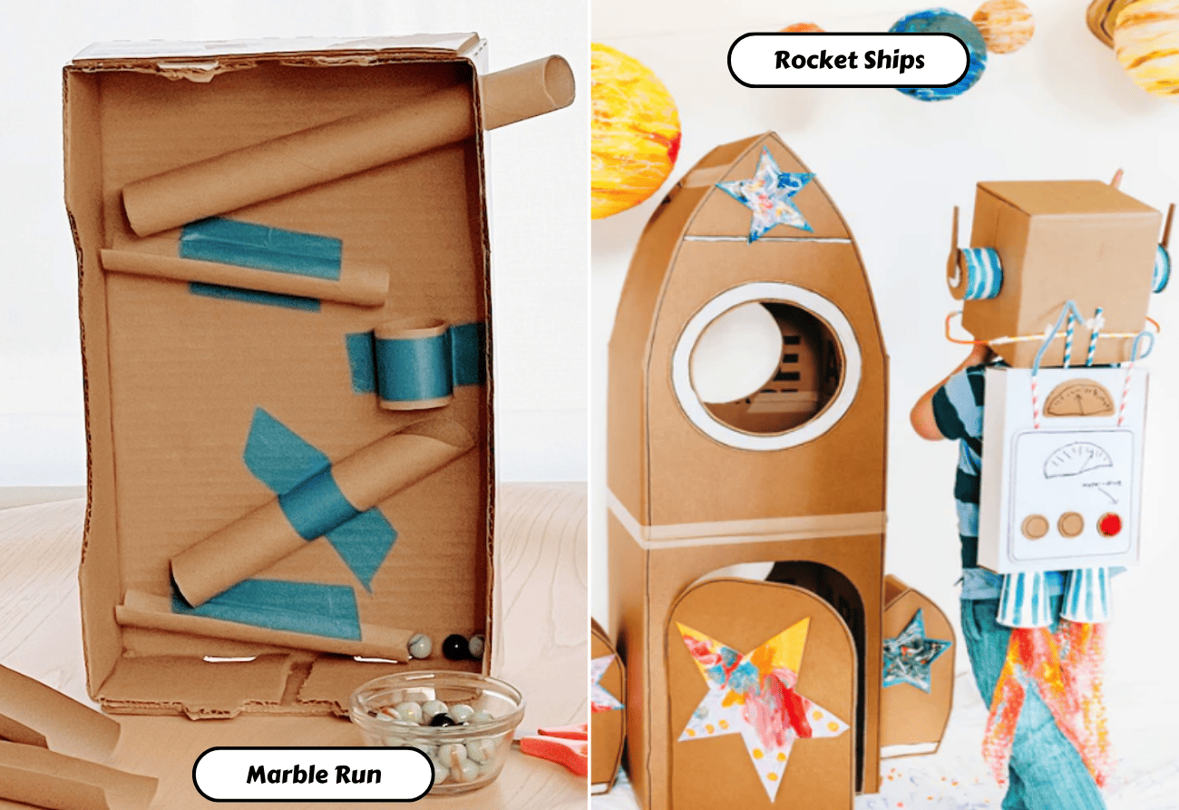 Encourage Creativity with a DIY Kid's Craft Box from Recycled