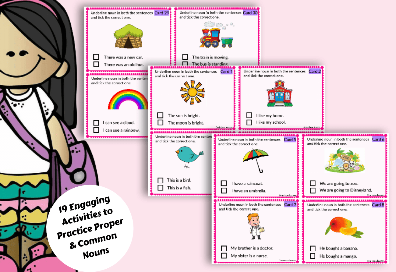 Fun Activities For Common And Proper Nouns