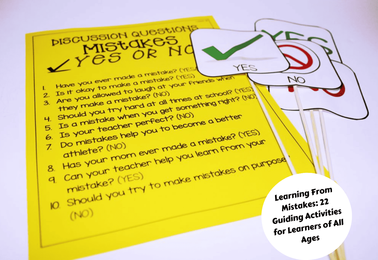 Learning from Mistakes: Helping Kids See the Good Side of Getting Things  Wrong