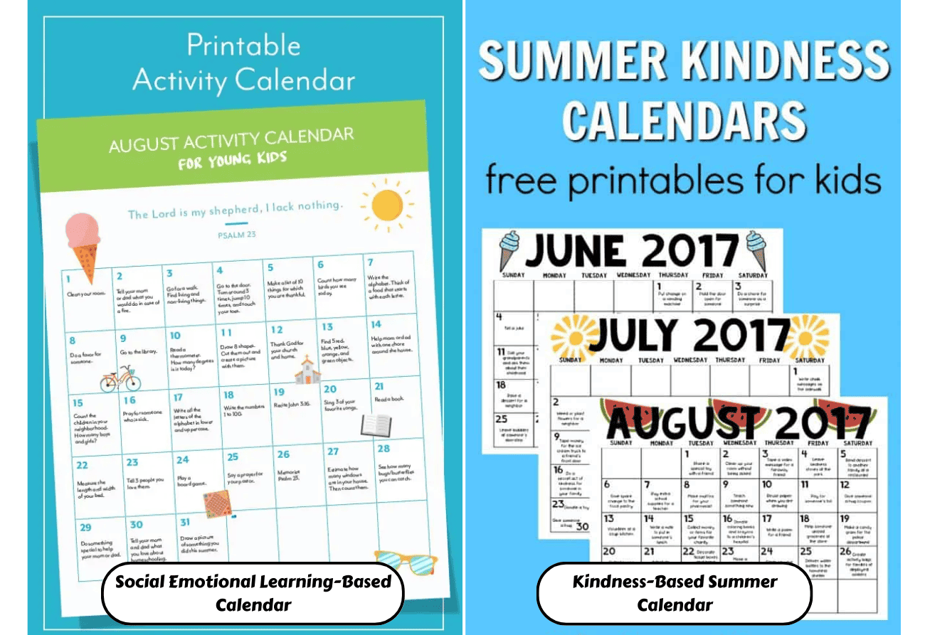23 Activity Calendars For A FunFilled Summer Break Teaching Expertise
