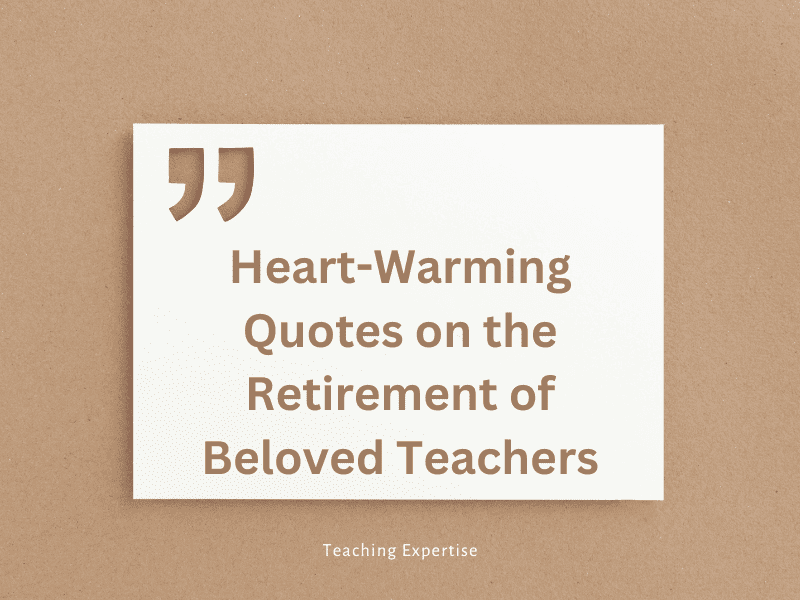 retirement quotes for principals