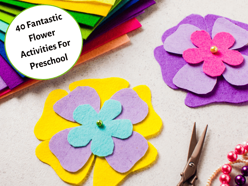 27 Bright & Colourful Flower Crafts for Kids - Messy Little Monster